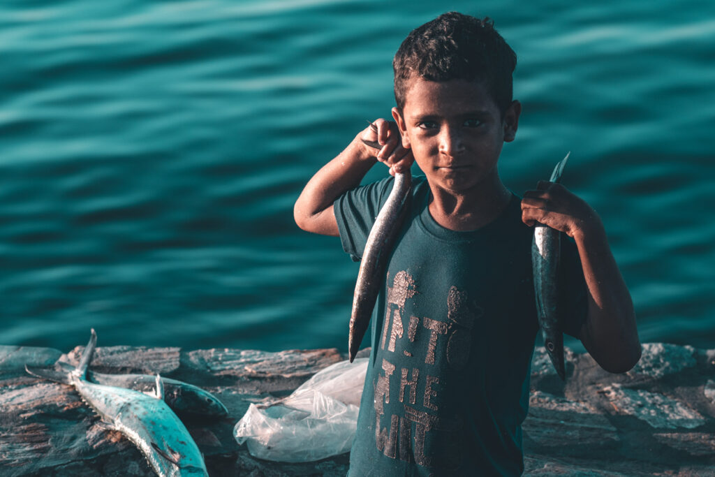 Fotografía documental de Josguar, un niño valiente de Los Cocos, Isla de Margarita, Venezuela