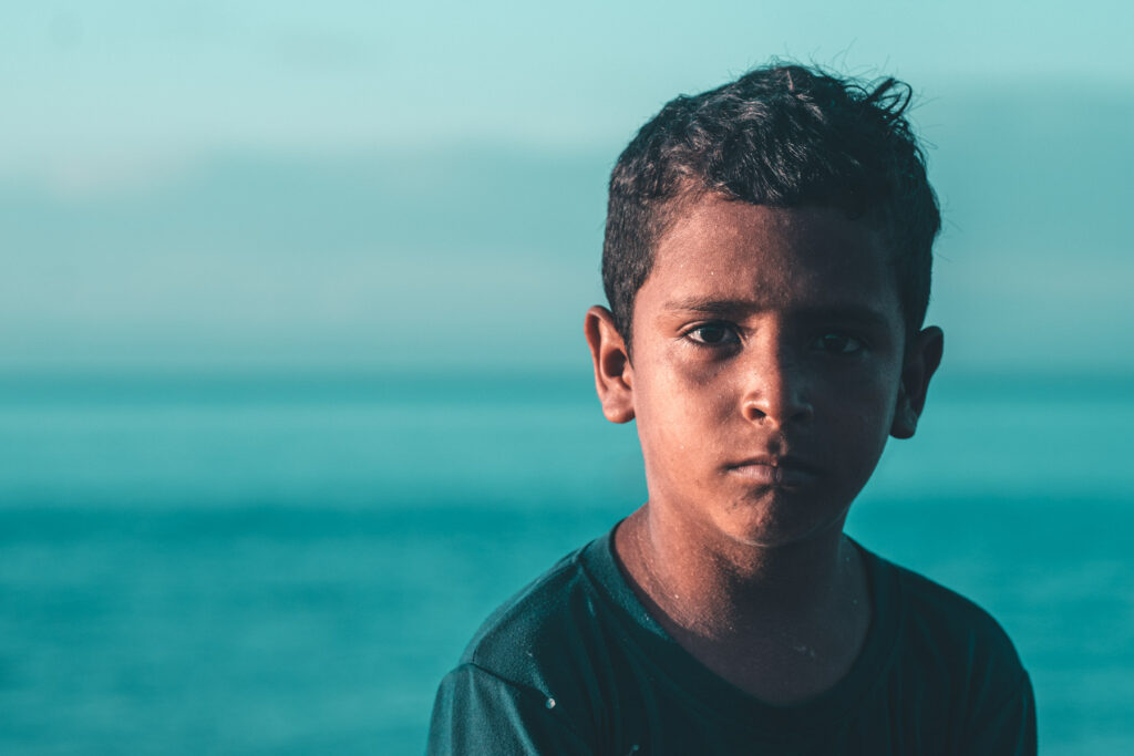 Fotografía documental de Josguar, un niño valiente de Los Cocos, Isla de Margarita, Venezuela